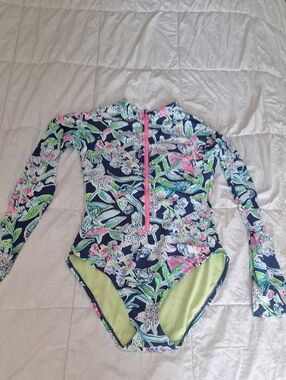 Lilly Pulitzer Sway This Way Long Sleeved Swim Suit